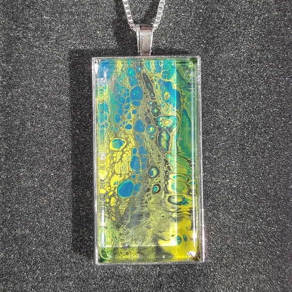 Hand Painted Necklace - Picture 2 of 5